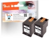 Peach Doppelpack Druckköpfe schwarz kompatibel zu  HP No. 338*2, CB331E